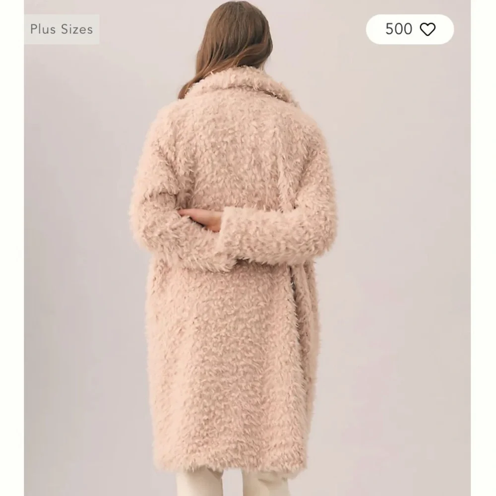 Anthropologie Pink Faux Fur Jacket - Picture 3 of 11
